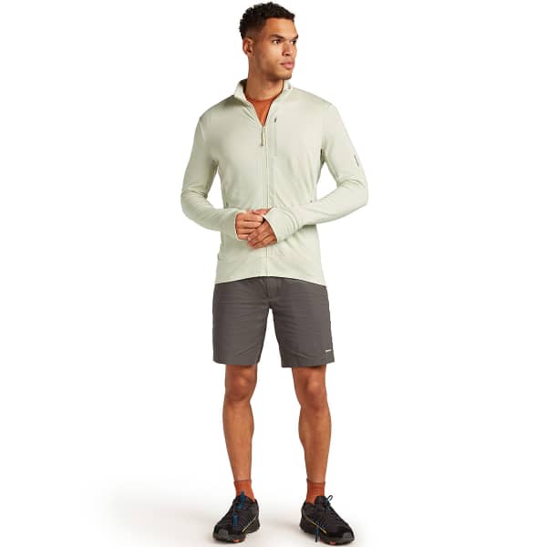 Veste polaire randonnée ICEBREAKER M MERINO 260 QUANTUM IV LS ZIP ASHEN