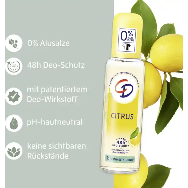 48h Deodorant Zerstäuber Citrus