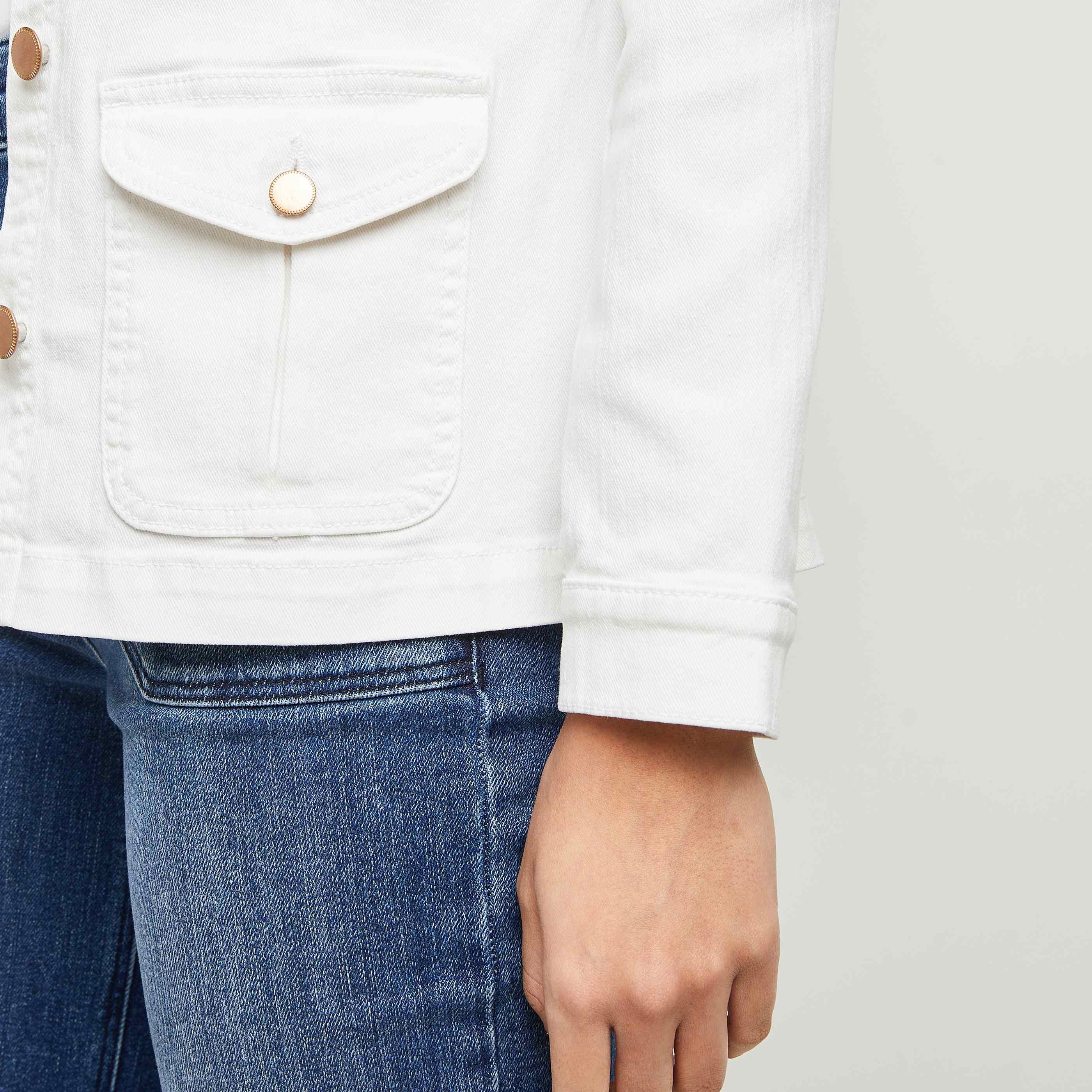 Veste saharienne femme - BLANC CASSE