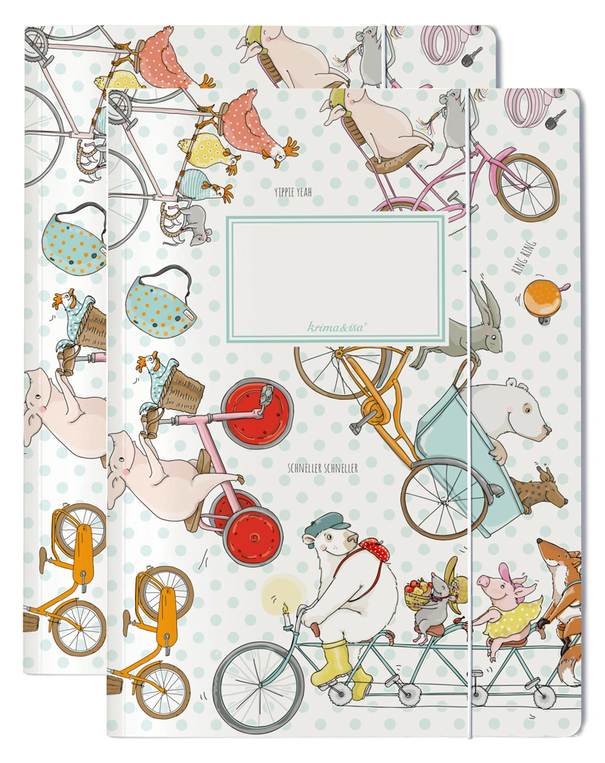 Sammelmappe FAHRRÄDER A4 2er-Set