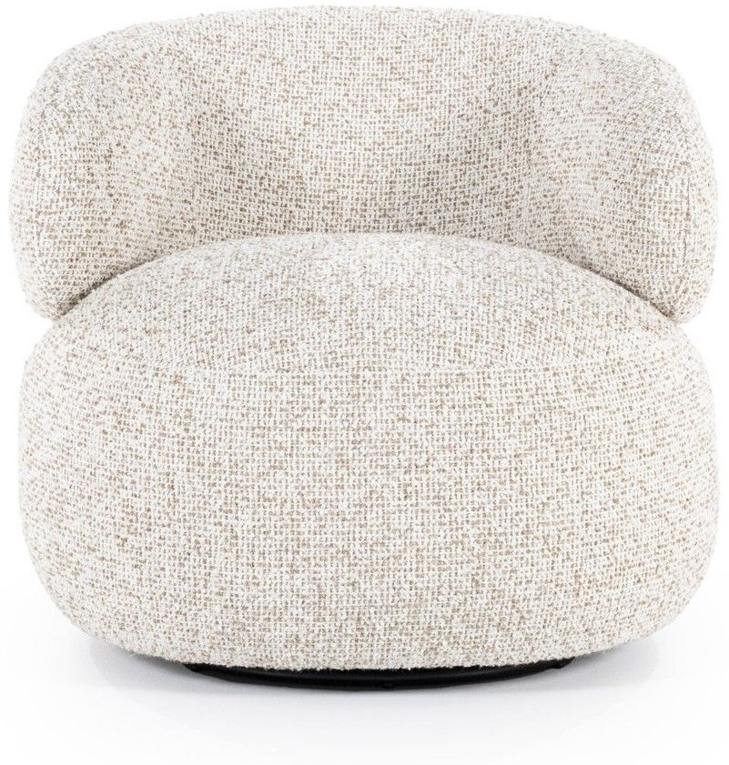 Draaifauteuil Beige 96107 Maeve B82 x D85 x H72 cm