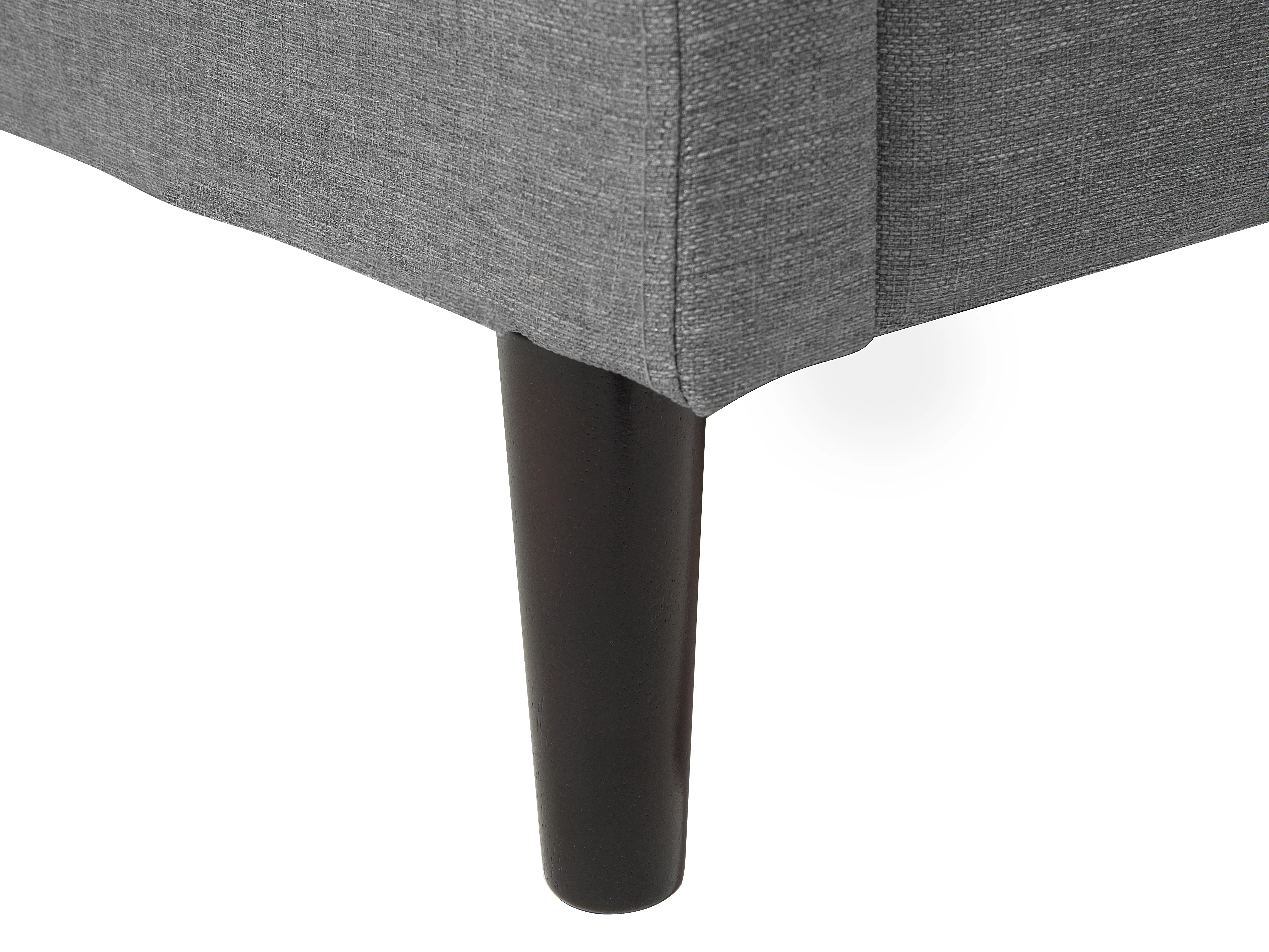 Bed Stof COLMAR 180 x 200 cm Grijs