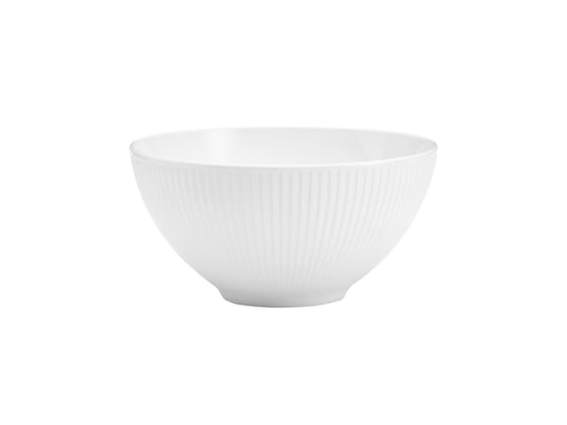Pillivuyt Plissé Skål Dia 20 cm 1,65 liter Hvid
