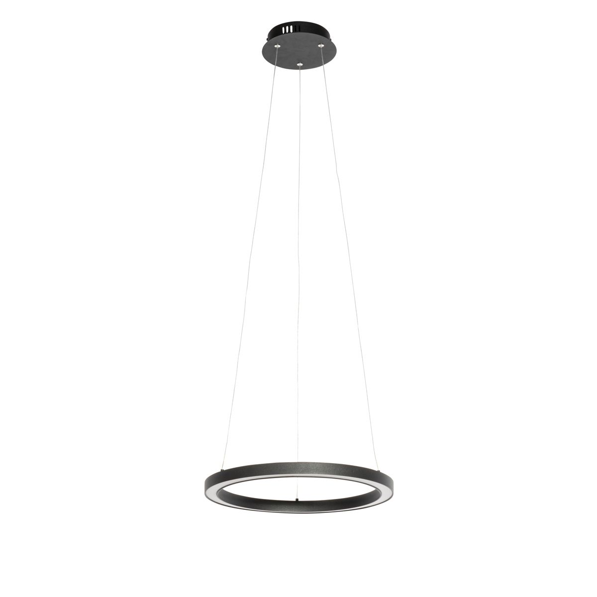 Hanglamp zwart 40cm incl. LED 3-staps dimbaar - Girello