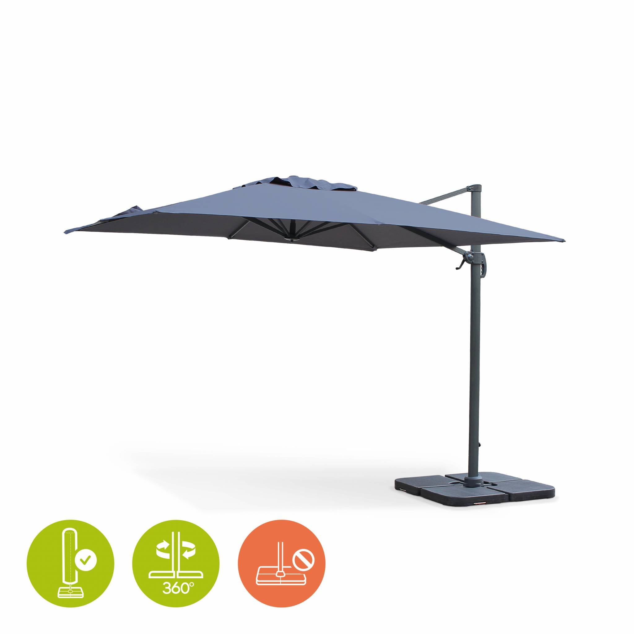 Alice's Garden, Zweefparasol, Falgos, 3x3m