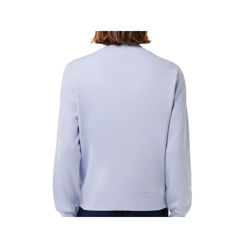 Sweat Lacoste Sport bleu ciel coton bio