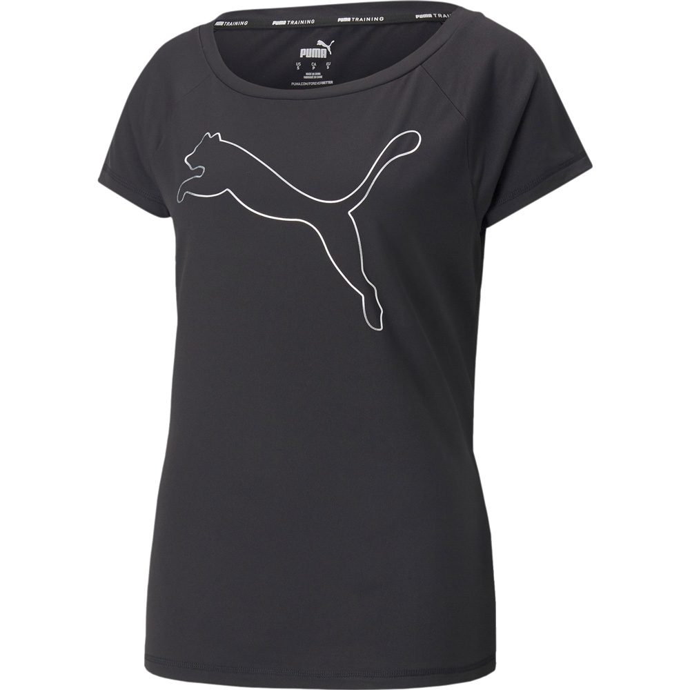 Puma Train Favorite Jersey Cat T-Shirt Damen puma black