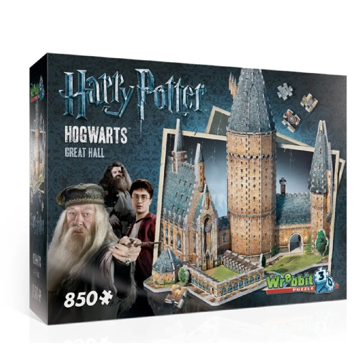 Puzzle 3D Wrebbit Harry Potter Grande Salle 850 pcs