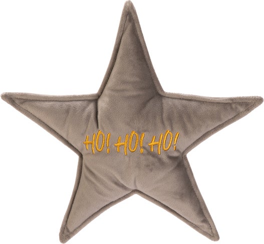 Designed by Lotte hondenspeelgoed kerstster grijs 29 x 27 x 5 cm