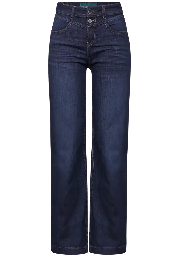 Casual Fit Jeans - dark blue soft washed