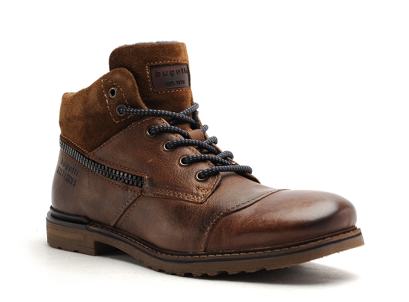 Bugatti boots bottine homme vitore 321 aou3g 3200 marron