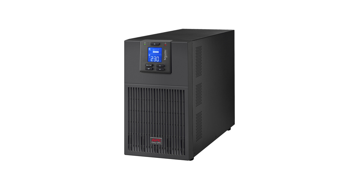 APCEasy UPS On-Line 3000VA SRV3KI-E ups  (Zwart, 2700 W, Tower, 6x C13 + 1x C19, Intelligente kaartsleuf, LCD)