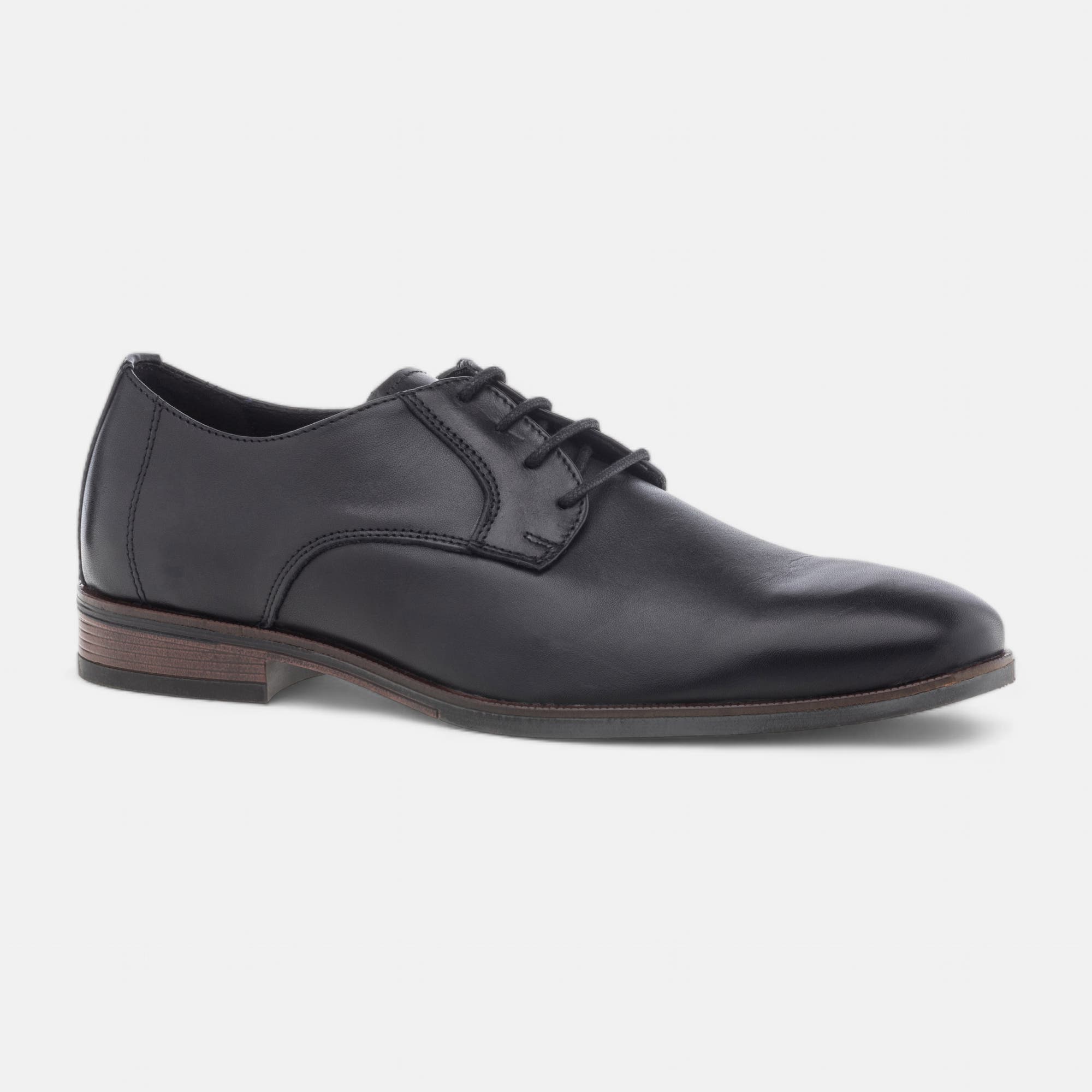 Derbies Homme en cuir noir