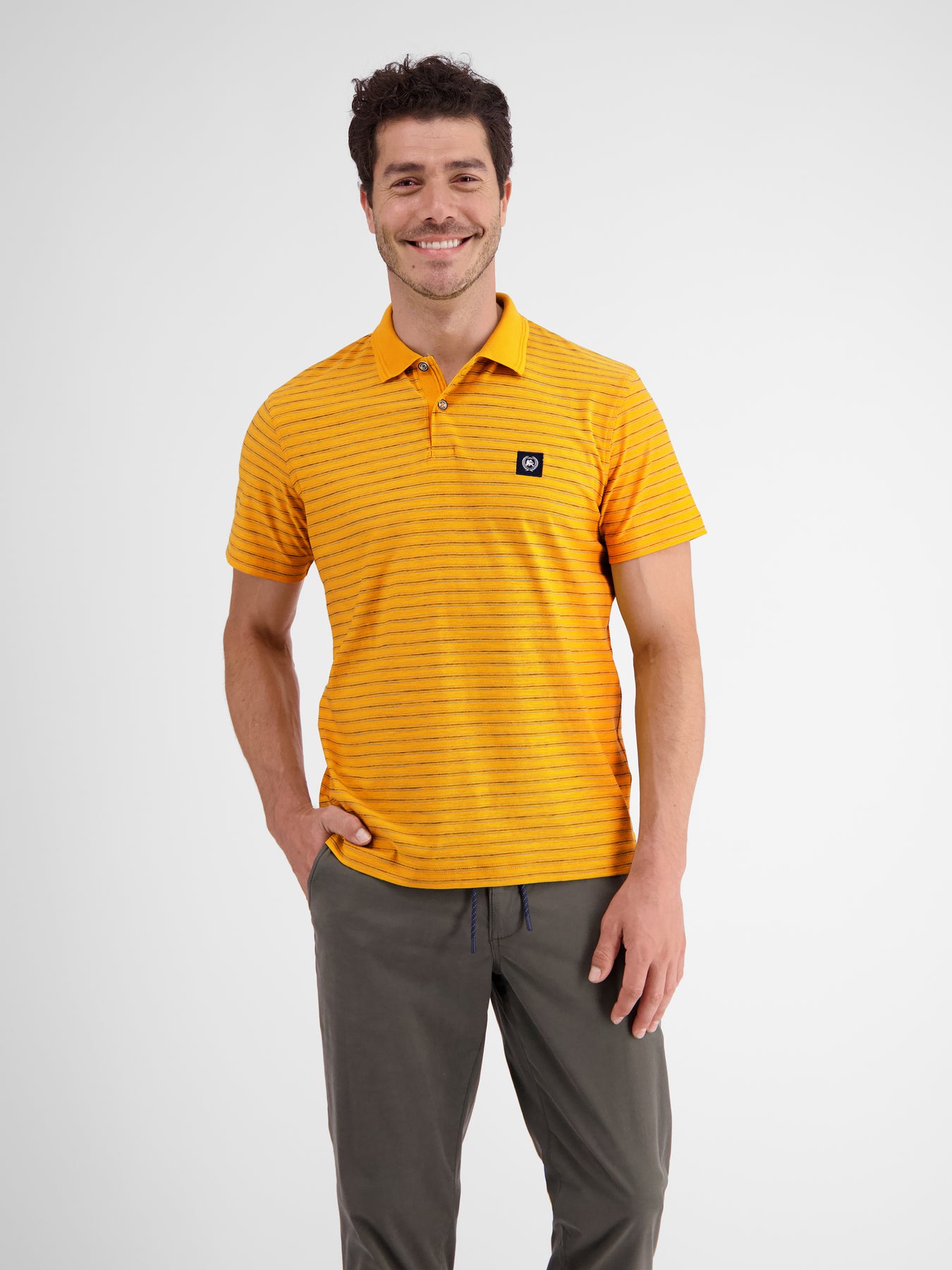 Herren Poloshirt, gestreift