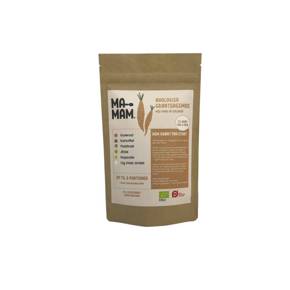 Ma-mam Grøntsagsmos Gulerod - 70 g