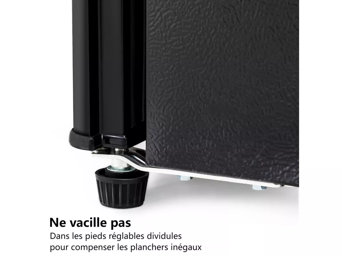 Réfrigérateur 22L+38L avec LED, pieds réglable, 172 kWh/an, -27 °C à 13 °C, 7 Niveau Température, énergétique E, 42x45.5x86.8cm