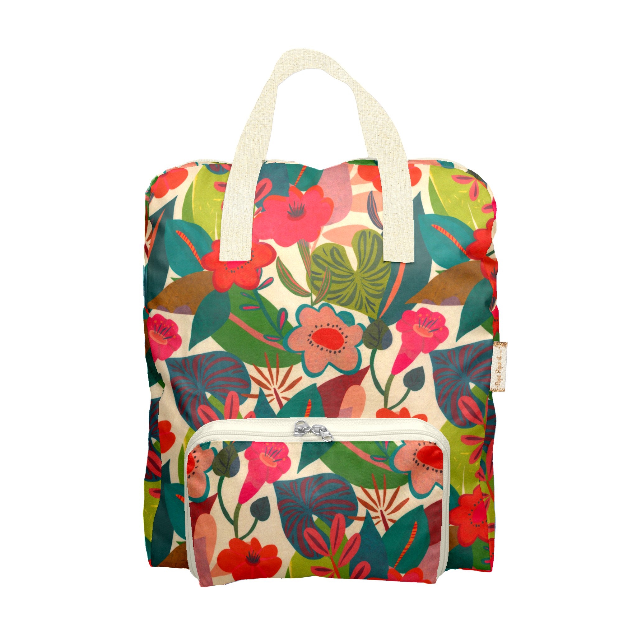 Sac À Dos Pliable Gaby Fleurs Des Iles