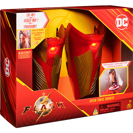 DC Flash skinnebensbeskytter - magiske fødder