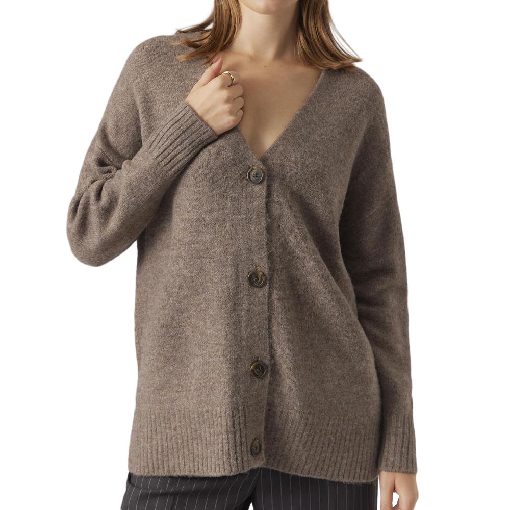 Vero Moda Gilet Marron Femme Vero Moda Lefile