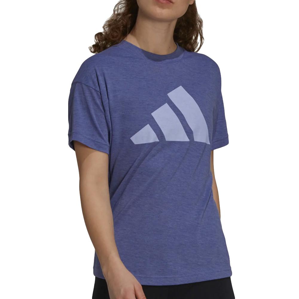 Adidas T-Shirt Violet Femme Adidas Win 2.0