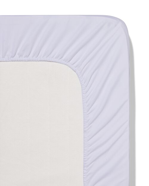 drap-housse pour surmatelas percale 180x200 blanc