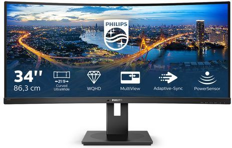 Philips - B lijn 34´´ - UltraWide Monitor - WQHD - Ergonomisch Ontwerp