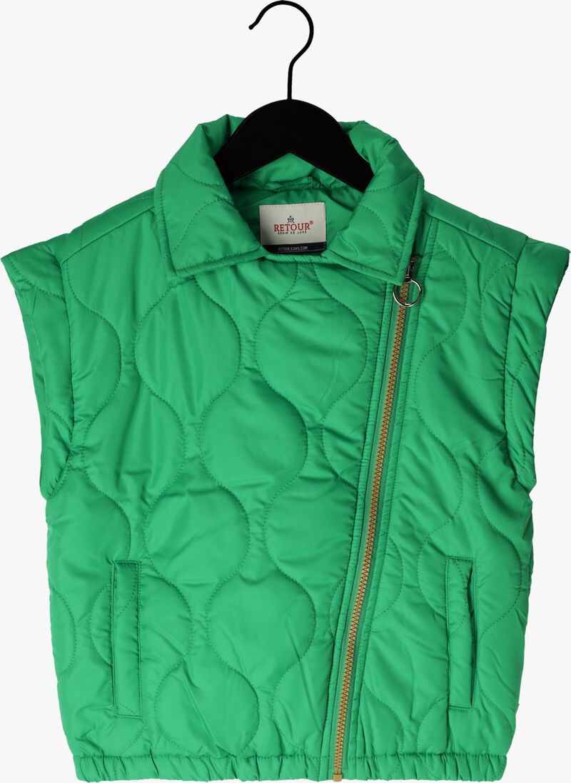 RETOUR groene retour gewatteerde jas gislene