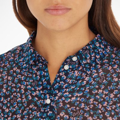 Chemise à manches longues femme Tjw Sheer Ditsy Floral TOMMY HILFIGER