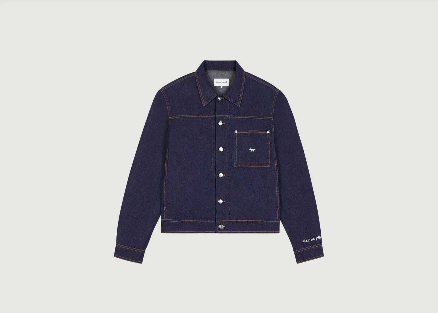 Veste Droit en Jean Maison Kitsuné