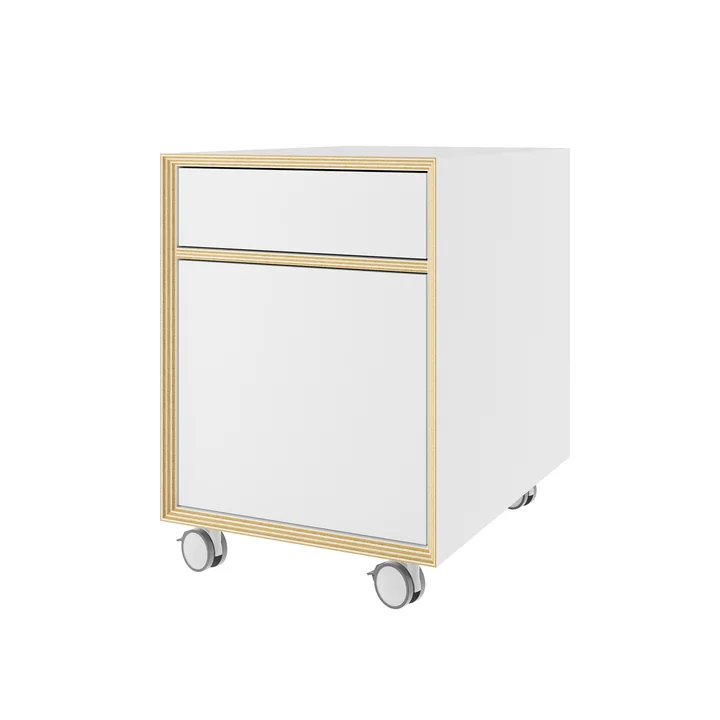 Müller Small Living - Bridge Container, Türanschlag links, weiss