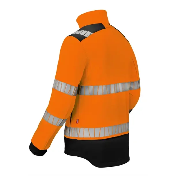 Softshell-jakke HAVEP® High Visibility+ - orange-grå (CAK)