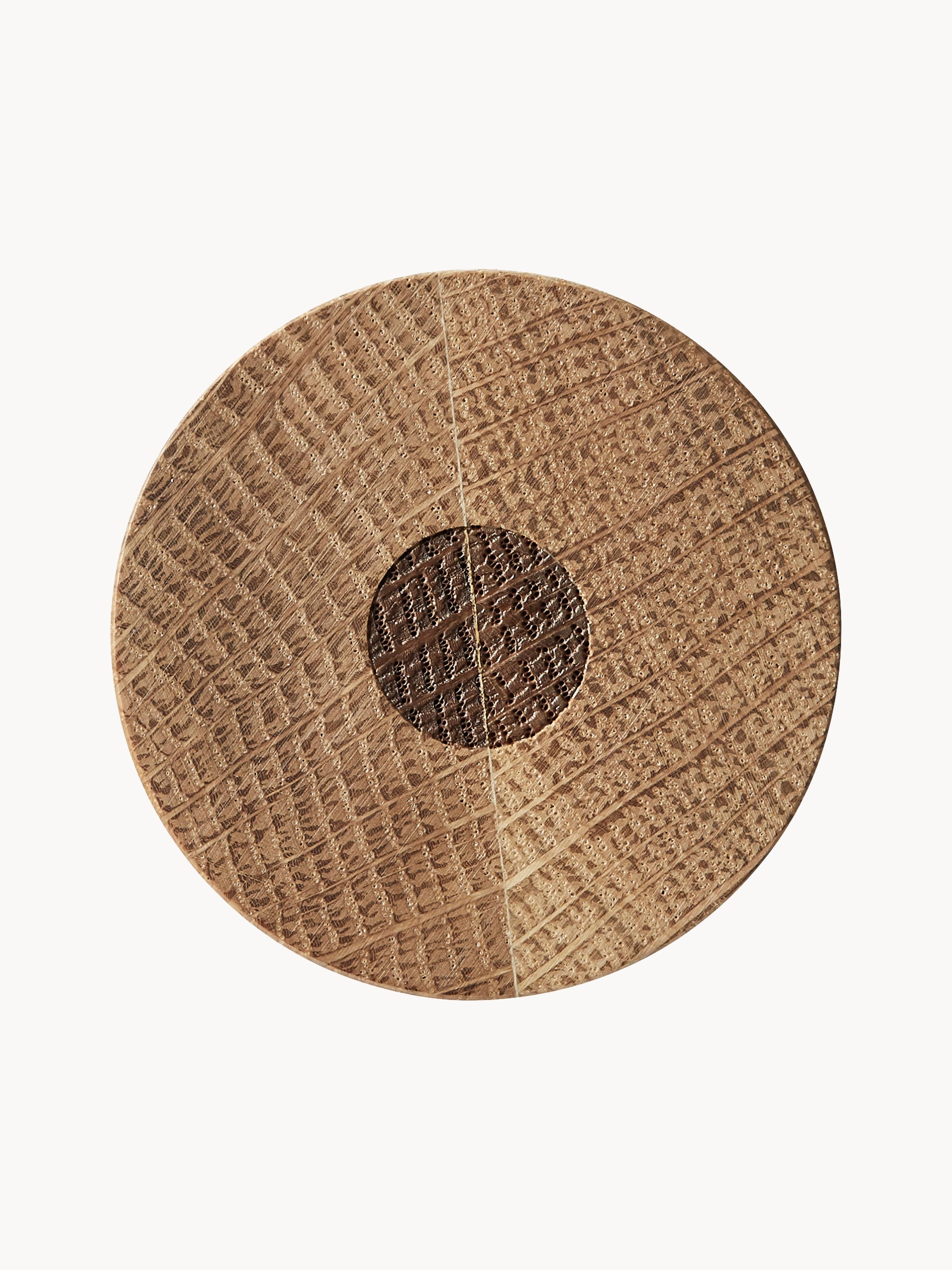 Zout- en pepermolen Bitz met houten deksel, 2-delig