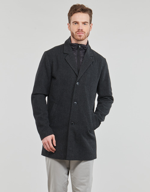 Jack & Jones - JJZAC INSERT WOOL COAT Gris