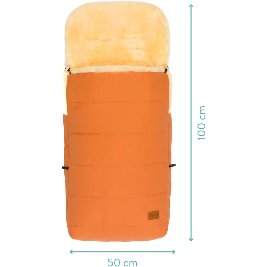 fillikid Winterfußsack Bernina Lammfell Amber