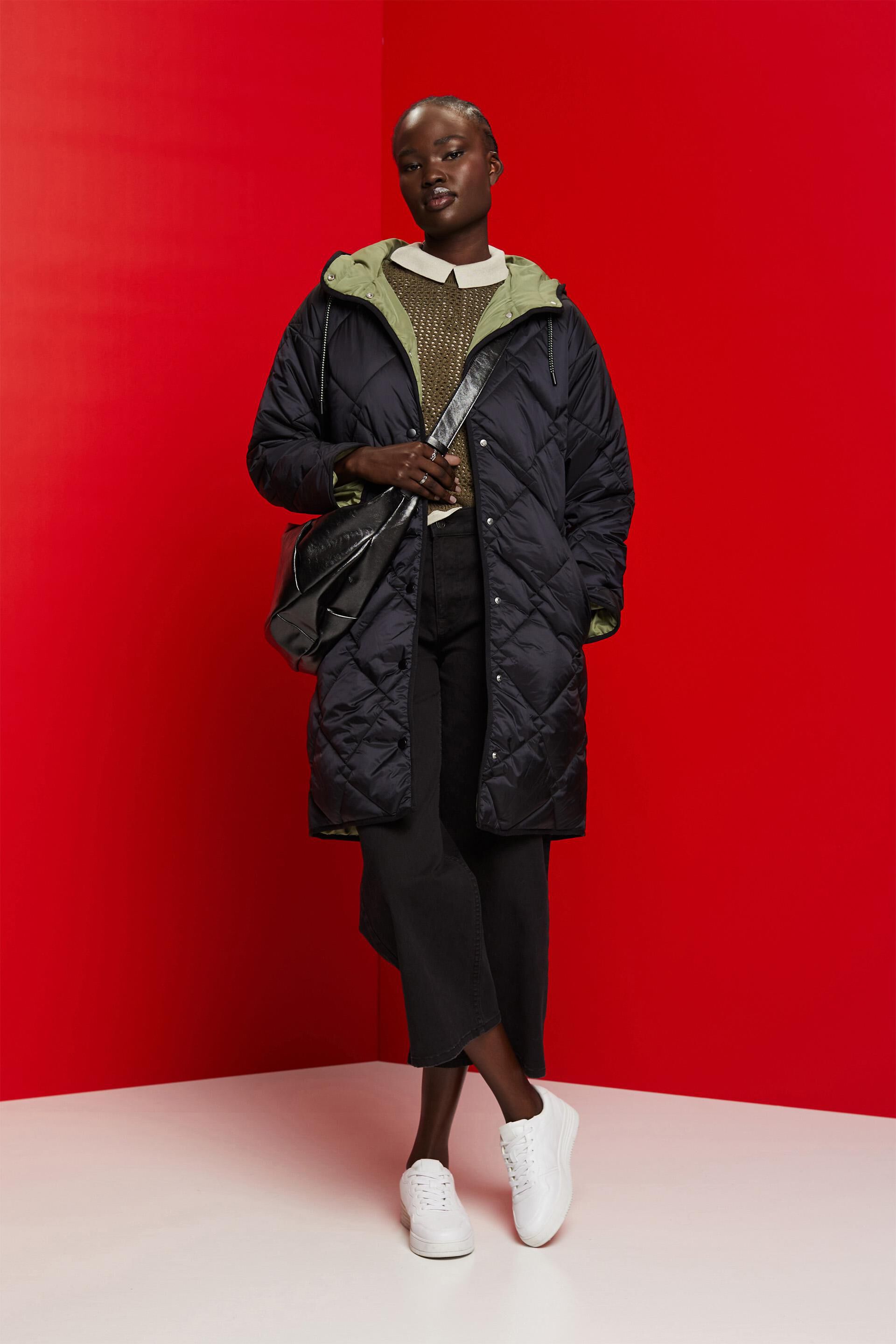 Manteau matelassé à capuche