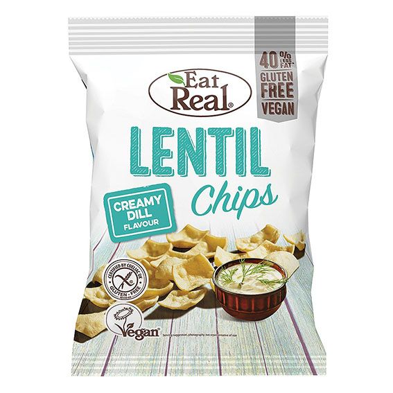 Eat Real Lentil Chips Creamy Dill