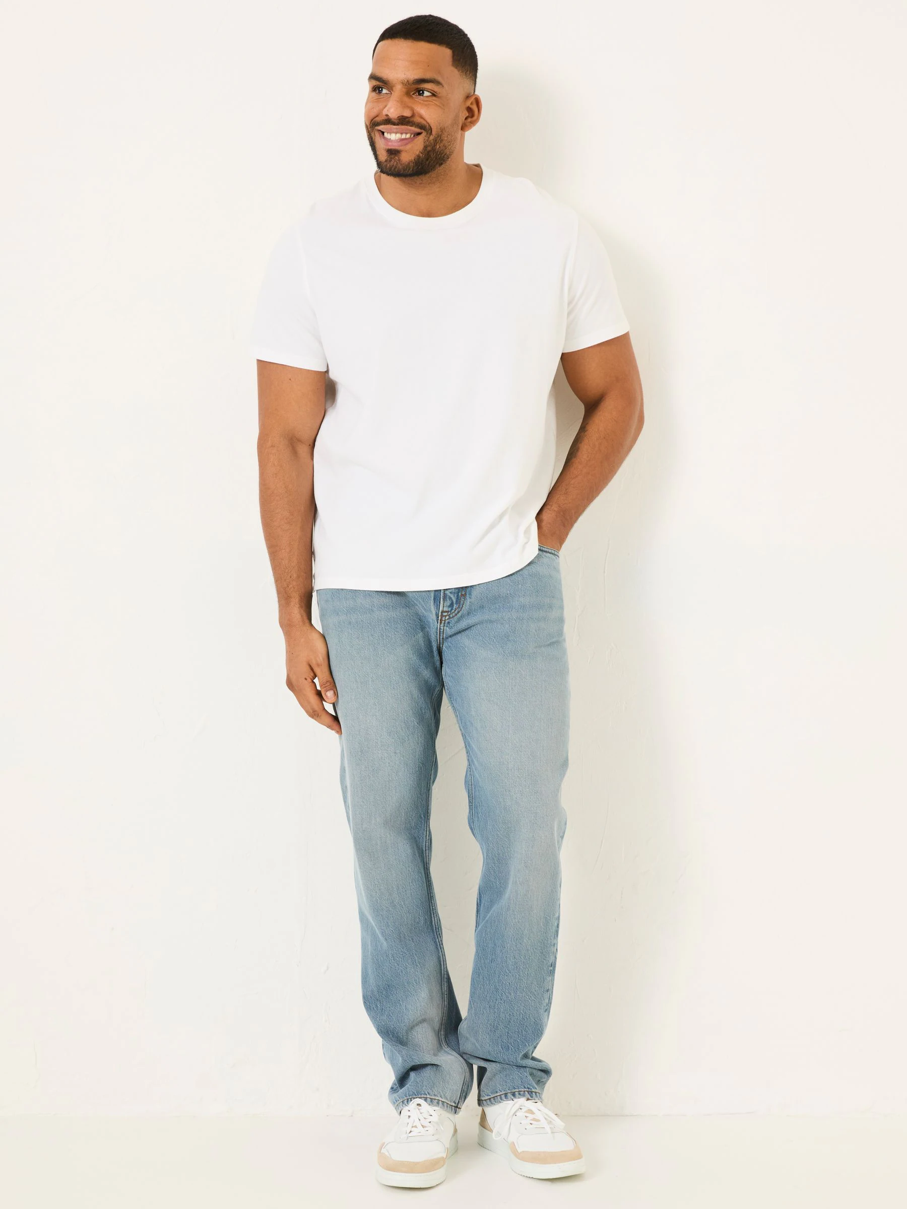 Lichtblauw vintage - FatFace-jeans
