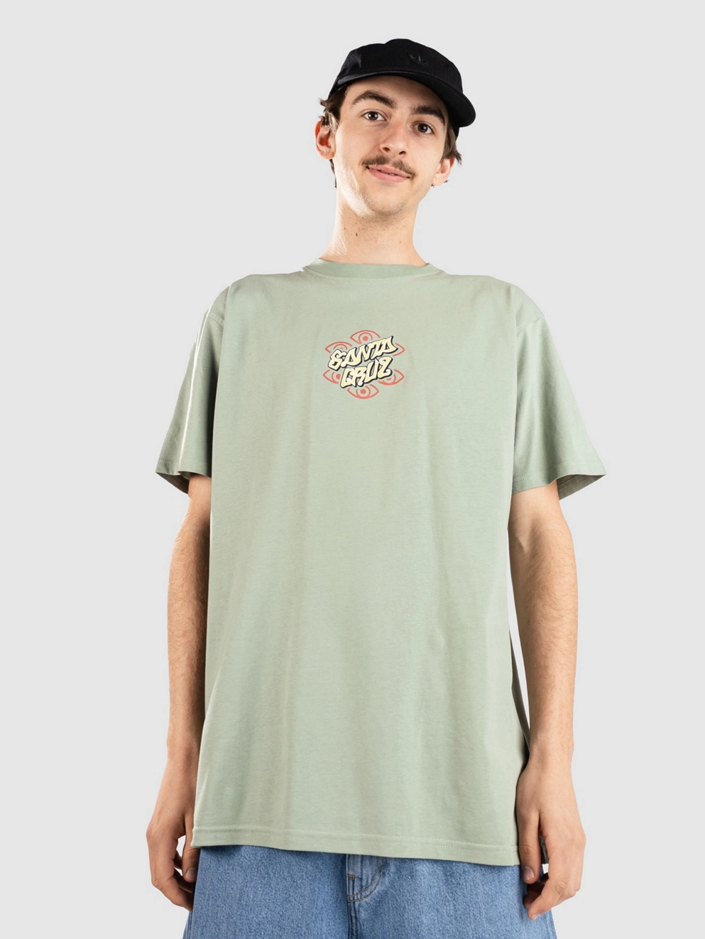 Santa Cruz Salba Eyes Dot T-Shirt moon rock