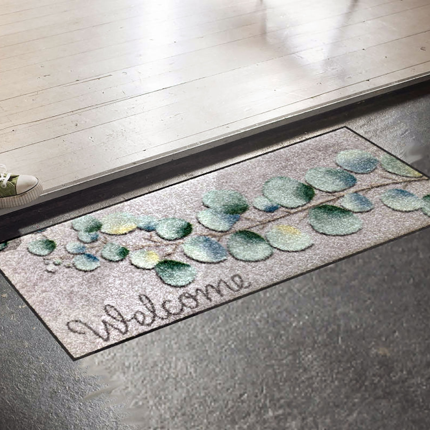 Türvorlage Eucalyptus Welcome
