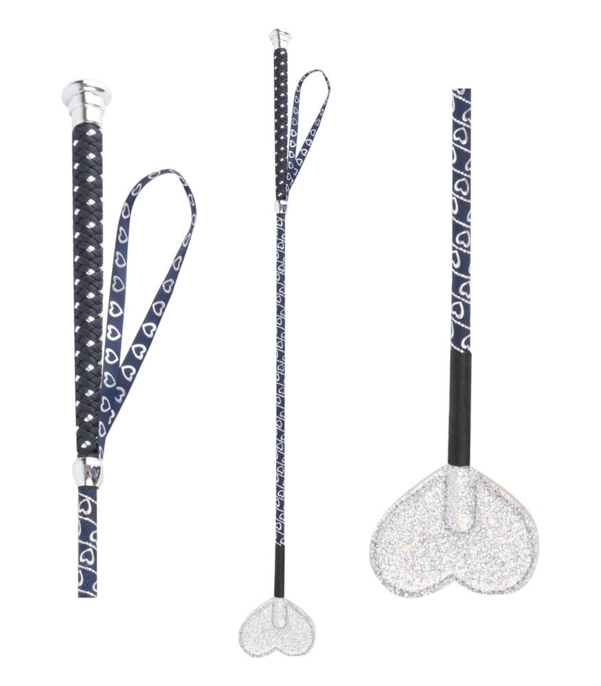 Waldhausen Lucky Hartje - Rijzweep - Blauw - 65 cm