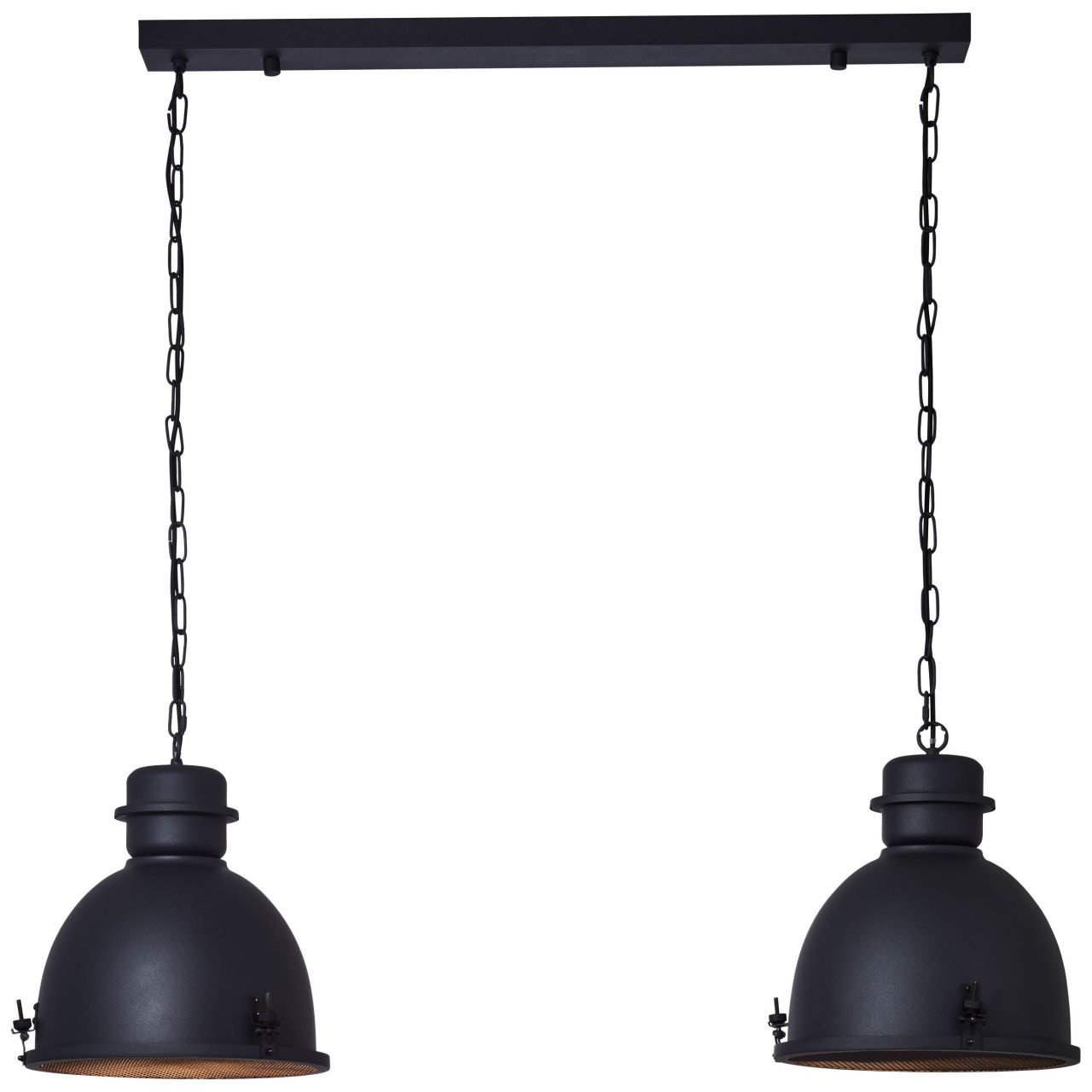 Brilliant Pendelleuchte »Kiki« E27 1 Stk. Hängelampe 2flg schwarz korund