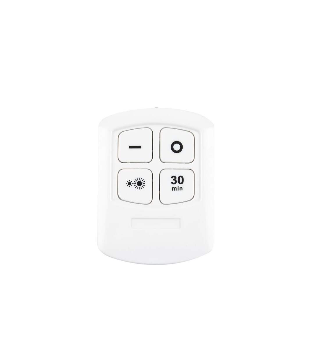 Paris Prix - Lot De 2 Lampes Led télécommande 9cm Blanc