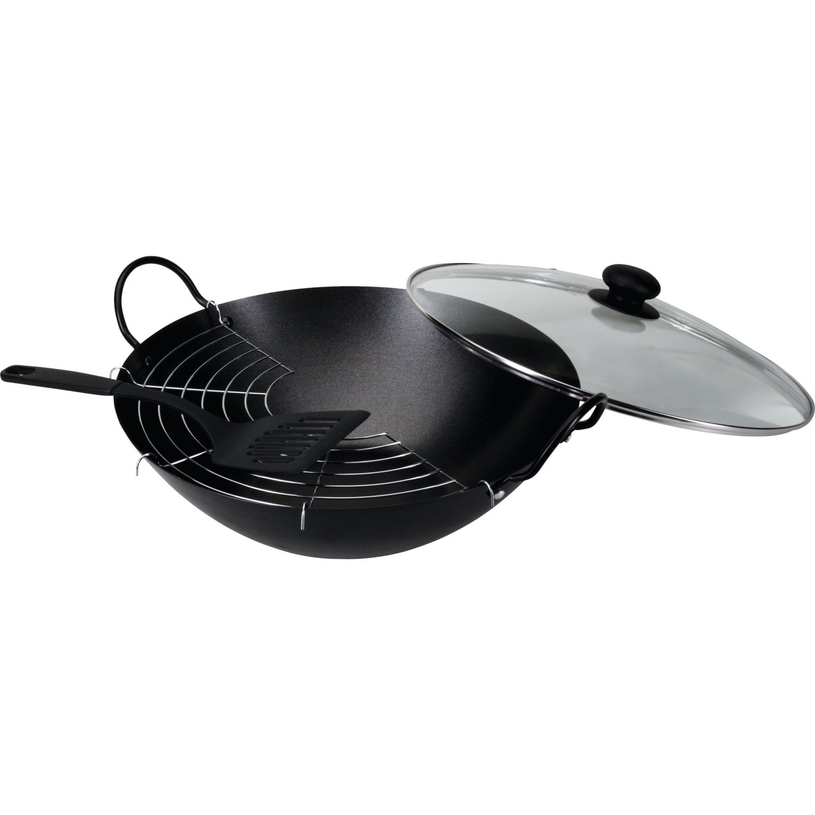 Nouvel Wok mit Glasdeckel