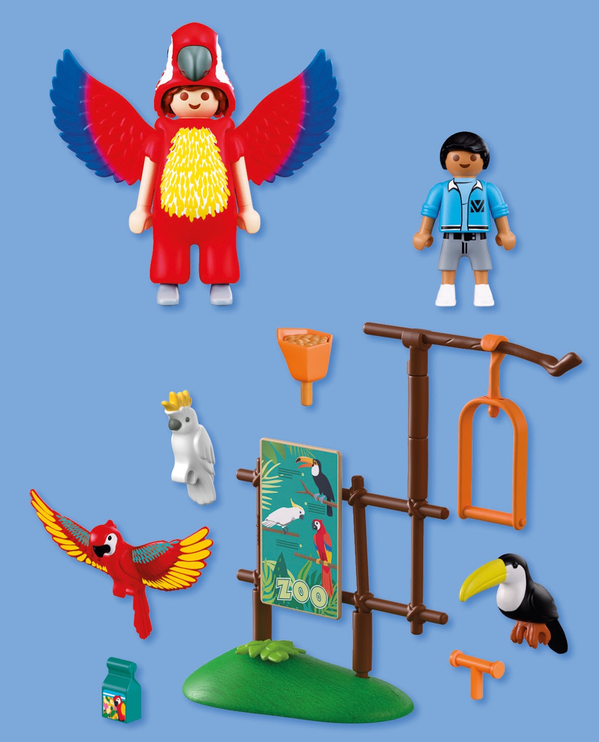 Playmobil® Konstruktions-Spielset »Zoo: Maskottchen (72074), Animals & Friends«