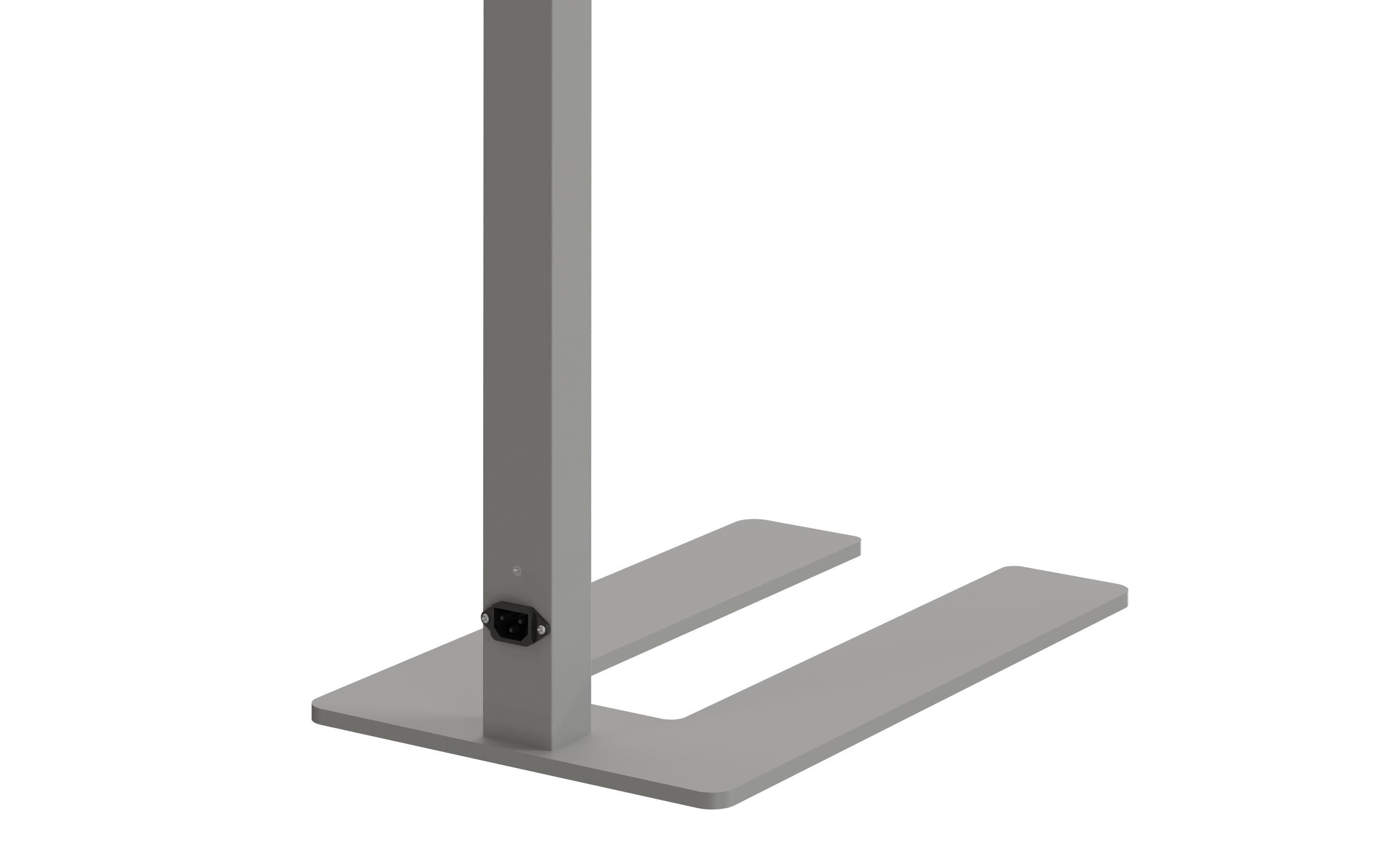 Bürostehleuchte Hybrid Light Three HCL, Silber<br>Arbeitsleuchte