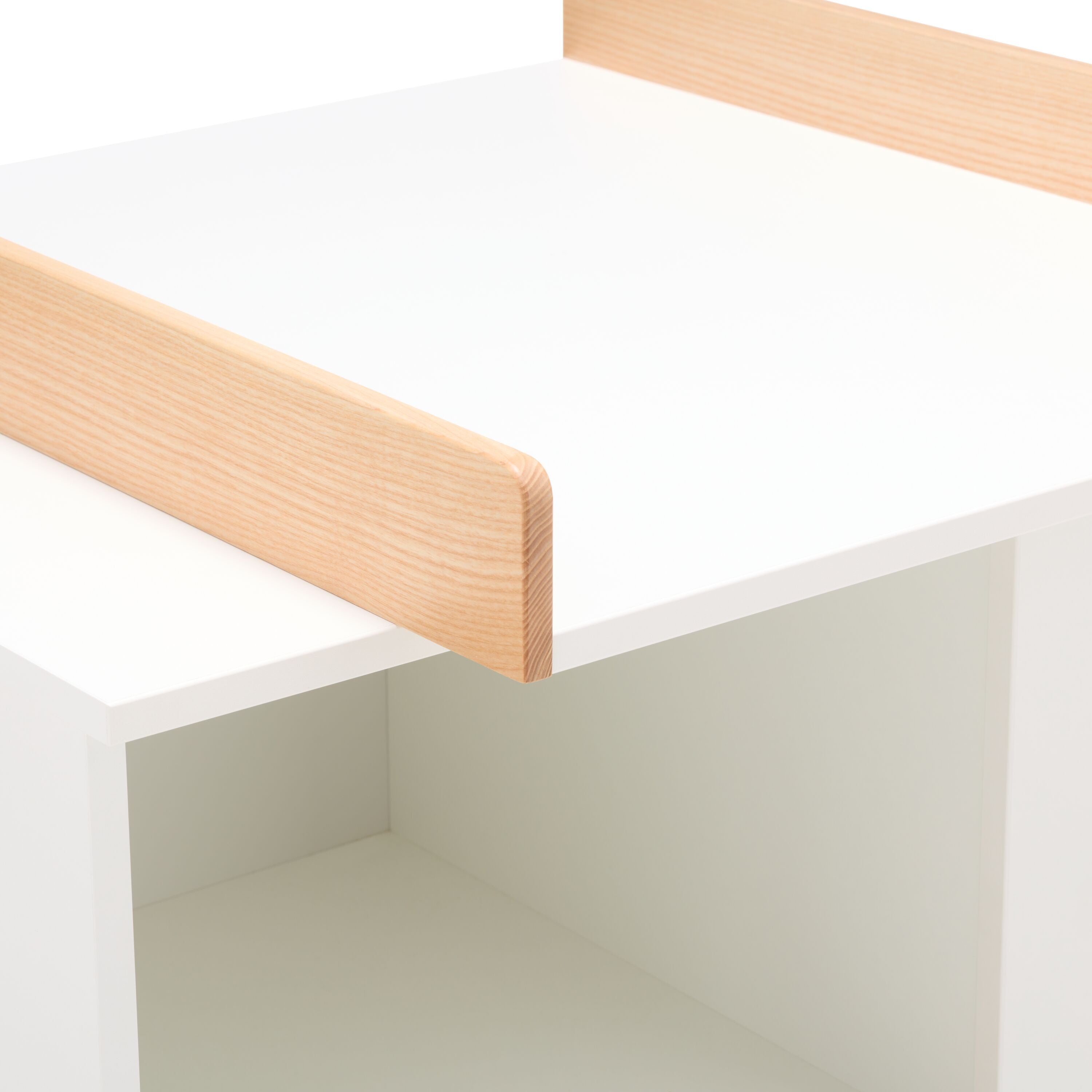 NIDO Wickeltischaufsatz - Weiss lackiert / B: 63.0 cm x T: 75.0 cm x H: 90.0 cm