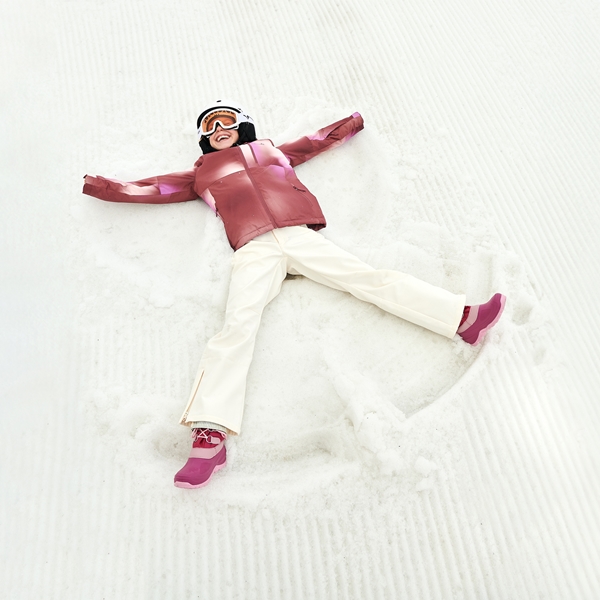 Mountain Peak kinder ski-jas rood/roze
