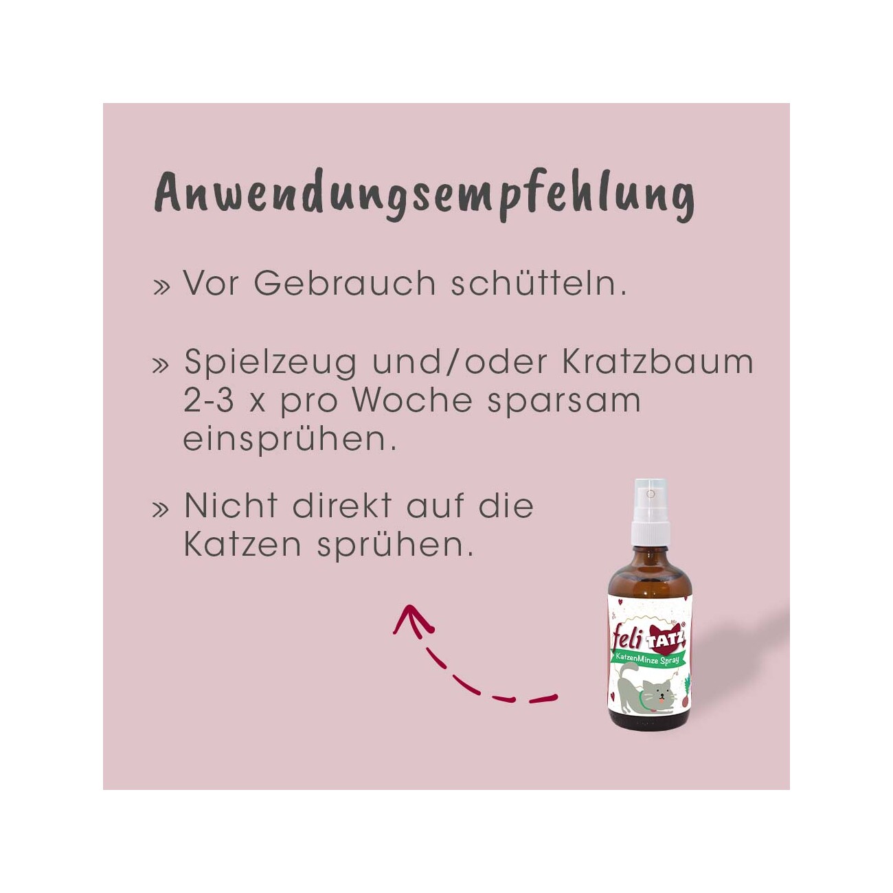 cdVet feliTATZ KatzenMinze Spray 50 ml