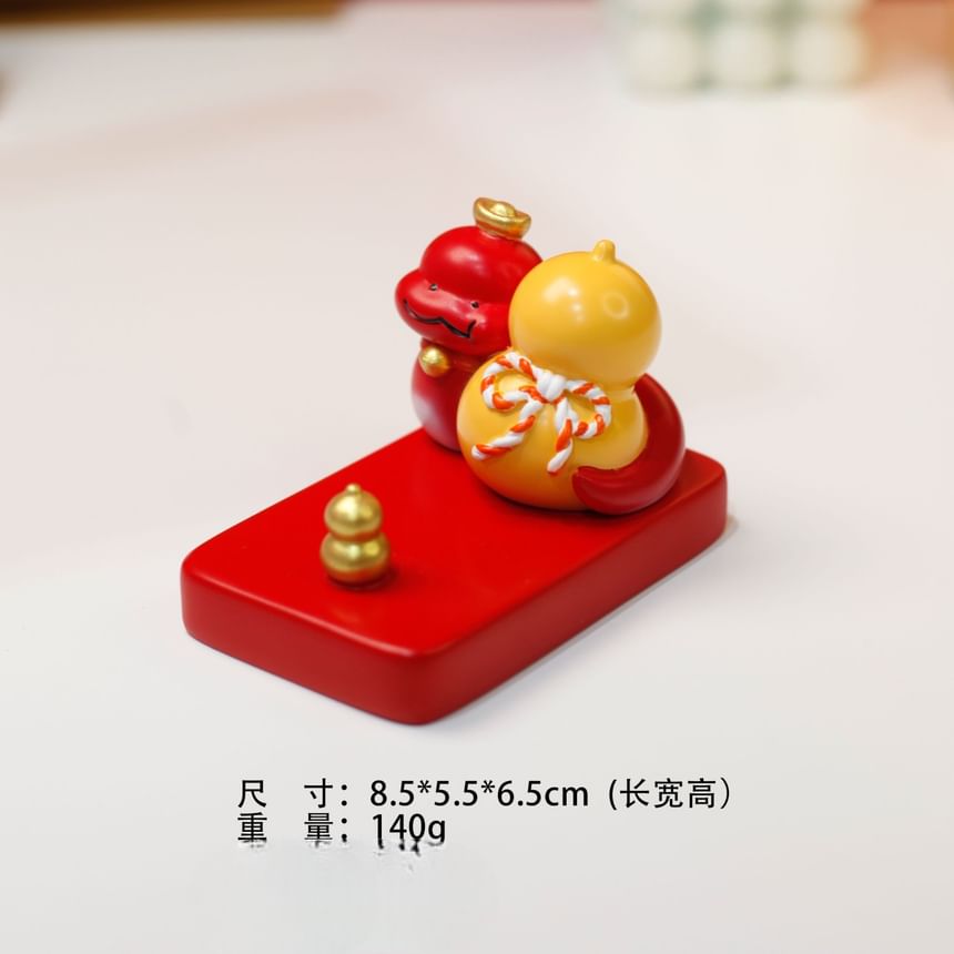 Coolkiss - Slangenbureautelefoonstandaard in de stijl van het Chinese Nieuwjaar (diverse ontwerpen)