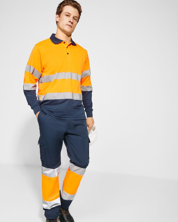 Roly HV9312 - DAILY STRETCH HV Pantalon multi-poches haute visibilité